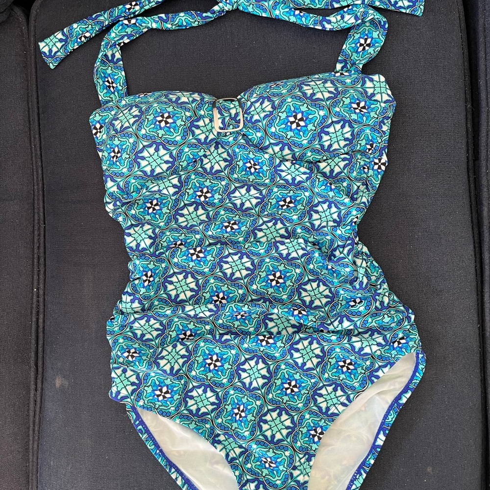 Spanx One-Piece Halter Style Swimsuit